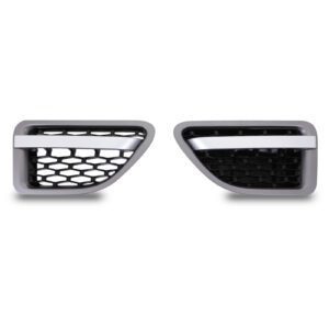 Hawk Grey & Black Side Air Vents To Fit Range Rover Sport L320 05-09