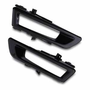 Hawk Gloss Black Front Fog Light Covers To Fit Land Rover Discovery Sport 14+