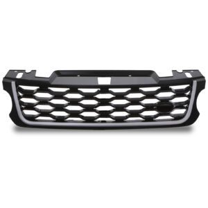 Hawk Black & Silver Facelift Upgrade Front Grille To Fit Range Rover Sport 14-17