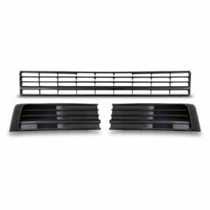 VW T6 Transporter 2016+ Gloss Black Front Lower Grille With Trims