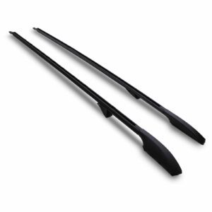 Hawk Full Length Black Extended Roof Rails To Fit Land Rover Discovery 4 09-16