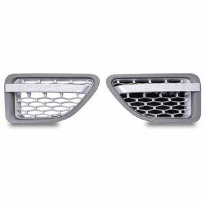 Hawk Grey & Silver Side Air Intake Vents To Fit Range Rover Sport L320 05-09