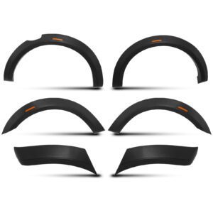 Ford Ranger T8 18+ Black Fender Flare Set With Reflectors