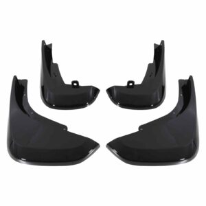 Hawk Gloss Black Mud Flaps Kit To Fit Land Rover Defender L663 2020+