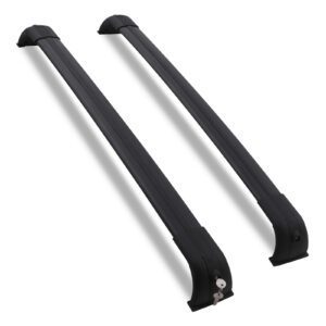 Hawk Black Locking Roof Cross Bars To Fit Land Rover Discovery 3 / 4 2004-2016