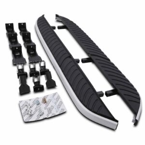 Hawk Black & Silver Side Steps To Fit Land Rover Freelander 2 L359 2007-2015