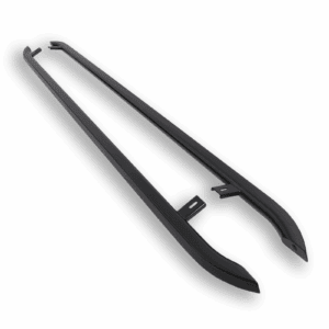 VW Transporter T5 and T6 LWB 03-23 Gloss Black Trapezoid Side Bars