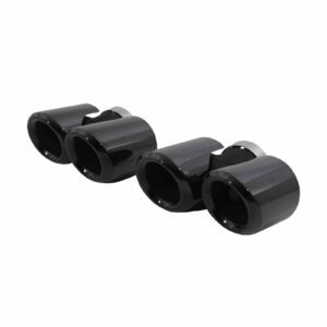 Hawk Black Exhaust Tail Pipe Tips To Fit Land Rover Defender L663 2020+