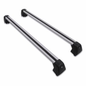 Hawk Silver & Black Lockable Roof Cross Bars To Fit Land Rover Discovery 5 L462 2017+