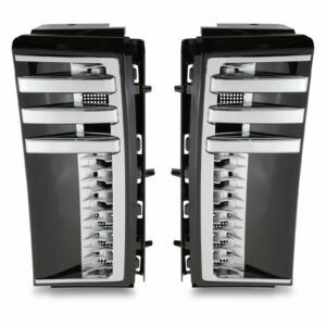Hawk Black & Silver Side Vents To Fit Land Rover Range Rover Vogue L322 05-09