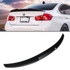 BMW 3 Series F30 12-19 Black Rear Lip Spoiler