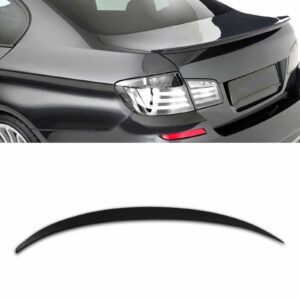 BMW 5 Series F10 12-19 Gloss Black Rear Boot Lip Spoiler