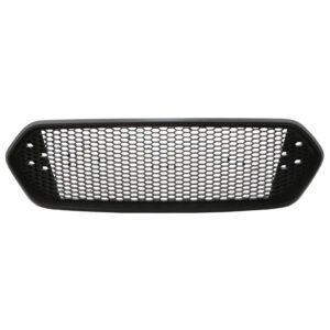 Ford Transit Custom 2018-21 Matte Black Debadged Mesh Grille