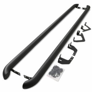 Ford Transit Custom LWB 2013-2017 Matte Black 2.4 Inch Side Bars