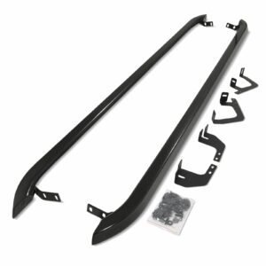 Ford Transit Custom SWB 2013-2017 Gloss Black Trapezoid Side Bars