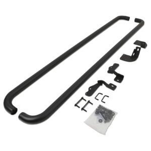 VW Caddy Sidebars LWB 2004-2021 2.5" Matte Black