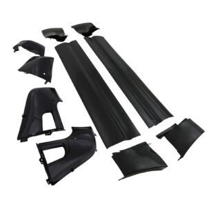 Hawk Gloss Black Door Trim Kit To Fit Land Rover Defender 90 L663 2020+