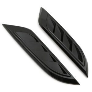 Hawk Gloss Black Side Vents To Fit Land Rover Defender L663 2020+