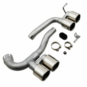 BMW F30 N20 3 Series 12-19 M3 Style Dual to Quad Exhaust Conversion
