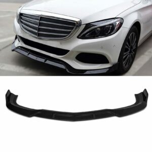 Mercedes C Class W204 2009-2014 Gloss Black Front Lower Splitter Lip