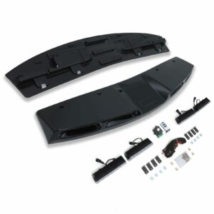 Hawk Gloss Black Roof Light Quad LEDs To Fit Land Rover Defender L663 2020+