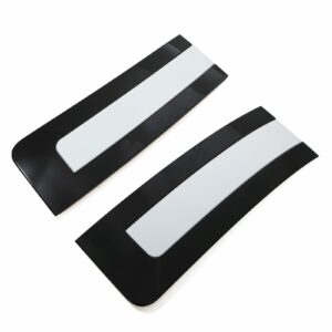 Hawk Gloss Black & White Side Vent Trims To Fit Range Rover L460 2022+