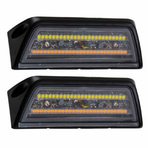 Ford Transit MK7 MK8 2001+ 2x Orange & White LED Van Camping Lights