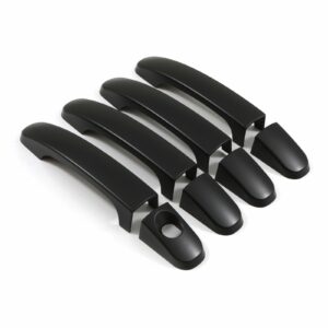 Ford Ranger T6 T7 T8 12-22 Black Door Handle Cover Caps