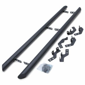 Ford Ranger Double Cab T6 T7 T8 12-22 Matte Black 3 Inch Side Bars