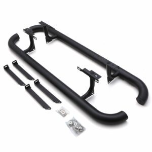 Land Rover Defender 110 Classic L316 83-16 Matte Black 3 Inch Side Bar Steps