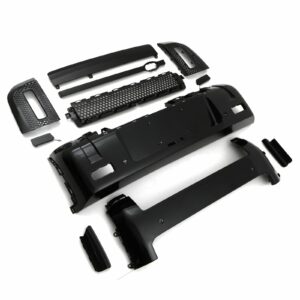 Hawk Gloss Black Bumper Trim Kit To Fit Land Rover Defender L663 2020+