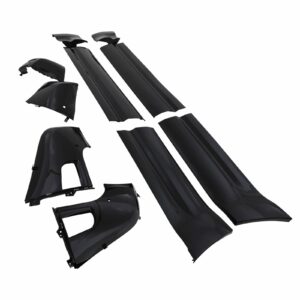 Hawk Gloss Black 10 Piece Exterior Body Trim Kit To Fit Land Rover Defender 110 L663 2020+