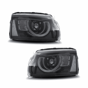 Land Rover Discovery 4 L319 2009-2016 Defender Style LED Headlight Assembly Pair