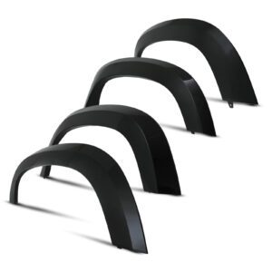 Hawk Gloss Black Fender Flares To Fit Land Rover Defender 90 L663 20+