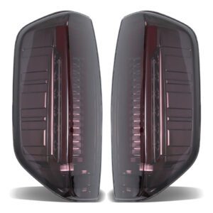 Nissan Navara D40 04-14 Rear LED Black Tinted Tail Lights
