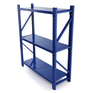 150cm Wide Heavy Duty Warehouse Shelving Kit - 3 Shelf Levels - 150x200x60cm - 350KG Load Capacity
