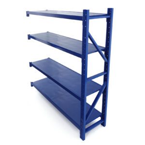 2m High Industrial Shelving Extension 180kg Capacity