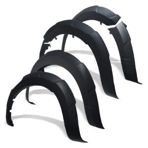 Isuzu D-Max RG MK3 Facelift 2024+ Matte Black Fender Flare Extensions