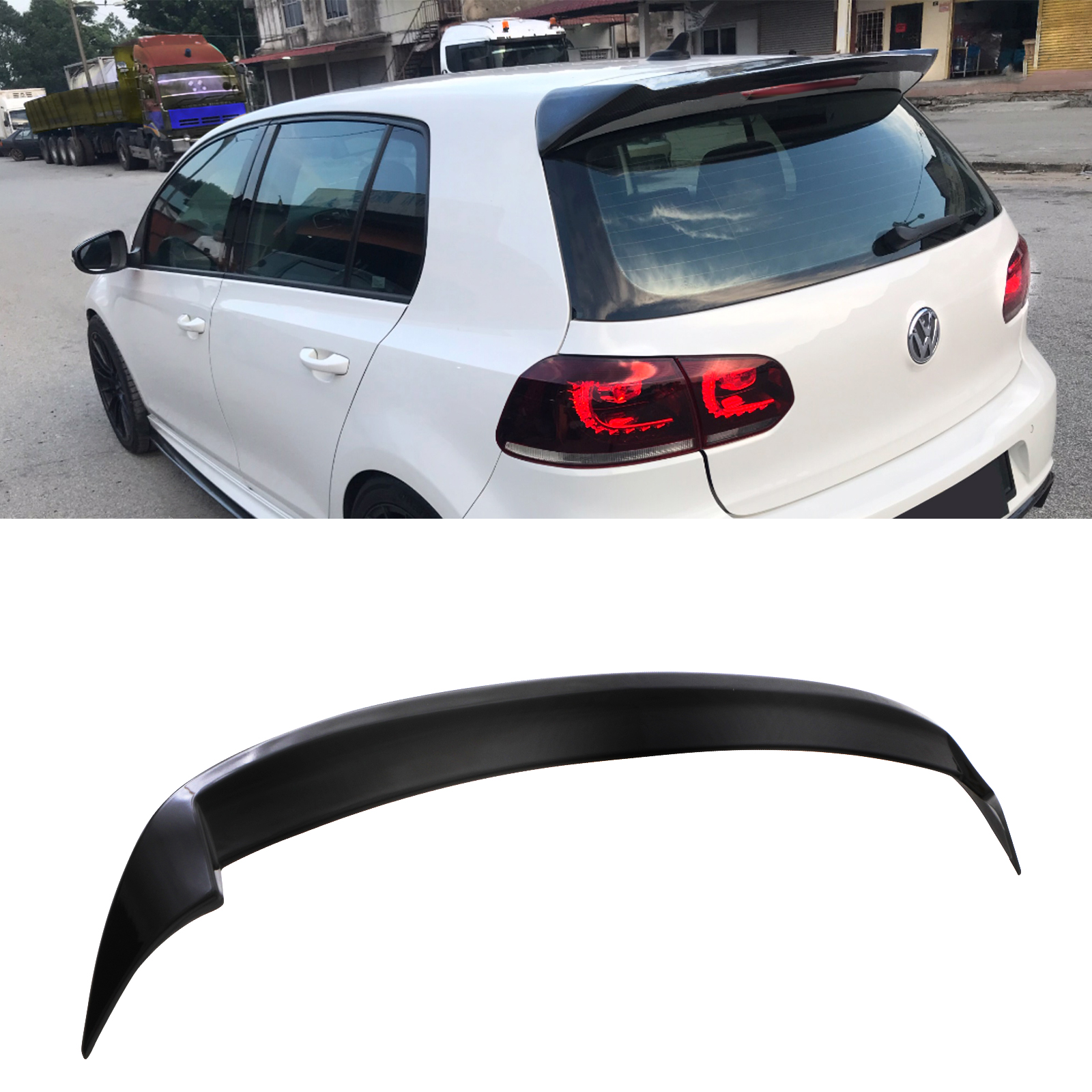 SEAT IBIZA 6J 3 door REAR/ROOF SPOILER (2008-2016)