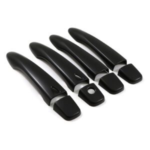 Nissan Navara D23 NP300 2015-2021 Black Door Handle Cover Caps
