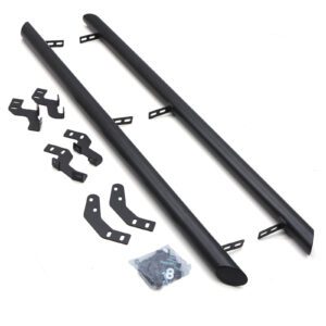 Toyota Hilux Revo Double Cab 2015+ Matte Black 3 Inch Side Bars